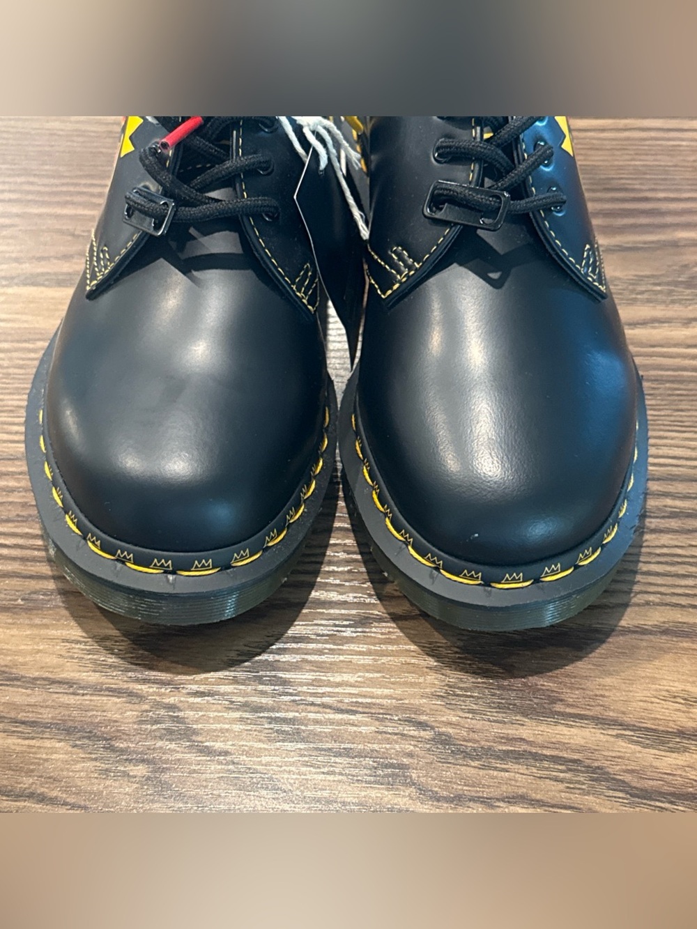 Men’s Size 5 / Womens Size 6 Dr. Martens Jean-Michael Basquiat 1461 Derby Oxford - Picture 8 of 10